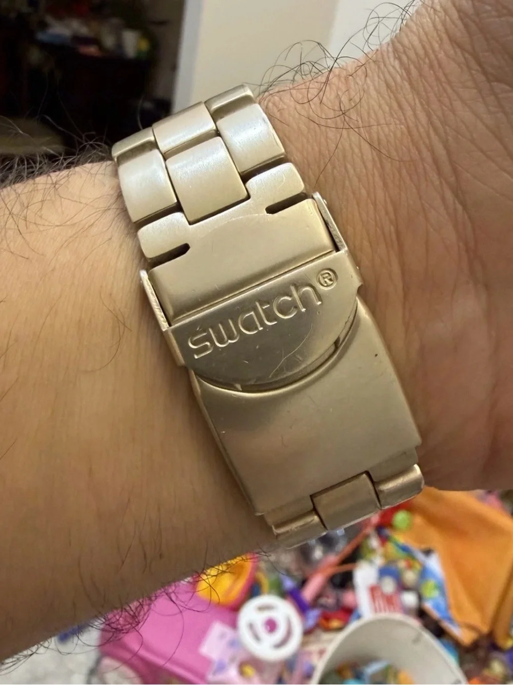Swatch Irony Diaphane Full Blooded Gold Chronograph Watch 43mm SVCK4032G